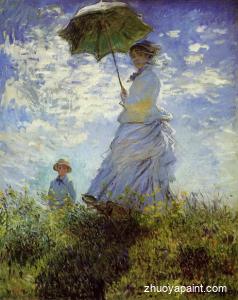 The Walk, Woman with a Parasol